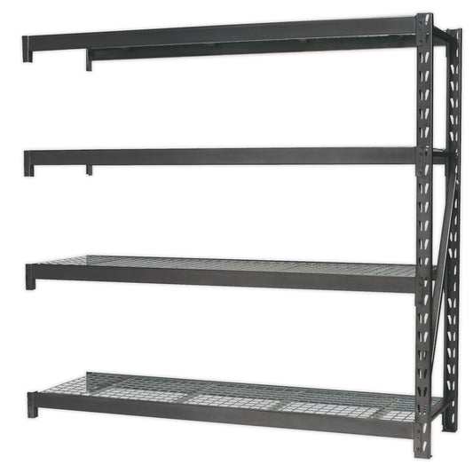 Sealey HD Racking Extension 4 Mesh Shelves 640kg Capacity/Level AP6572E