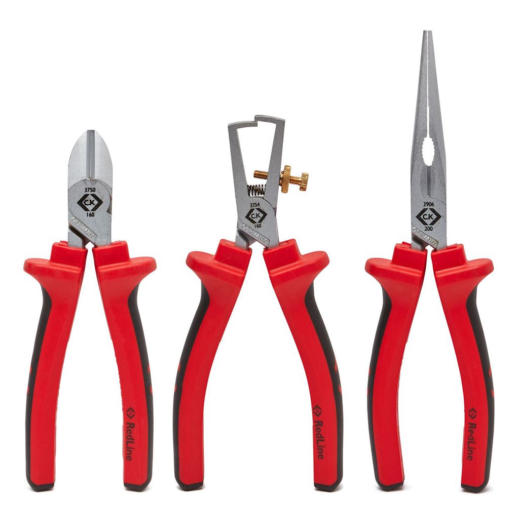 CK Tools RedLine Pliers Set Of 3 T3804