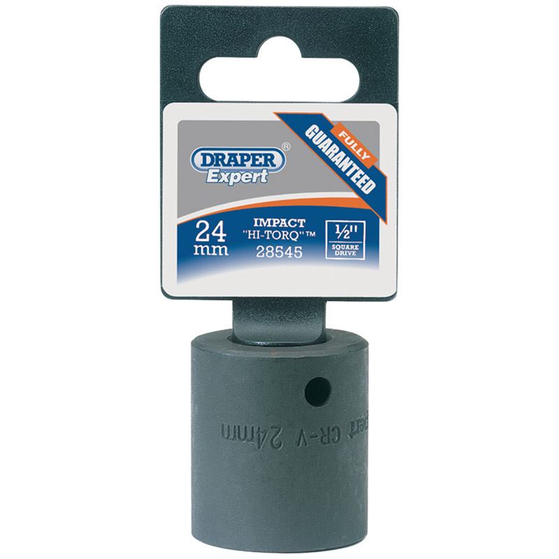 Draper Expert 24mm 1/2" Sq. Dr. Impact Socket - 28545