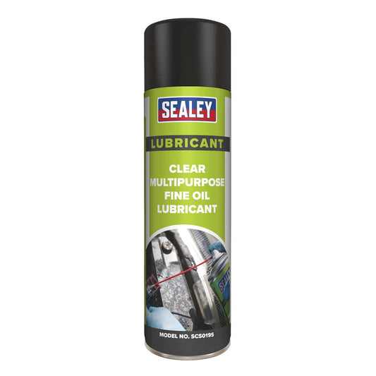 Sealey Clear Fine Oil Lubricant Multipurpose 500ml Single SCS019S