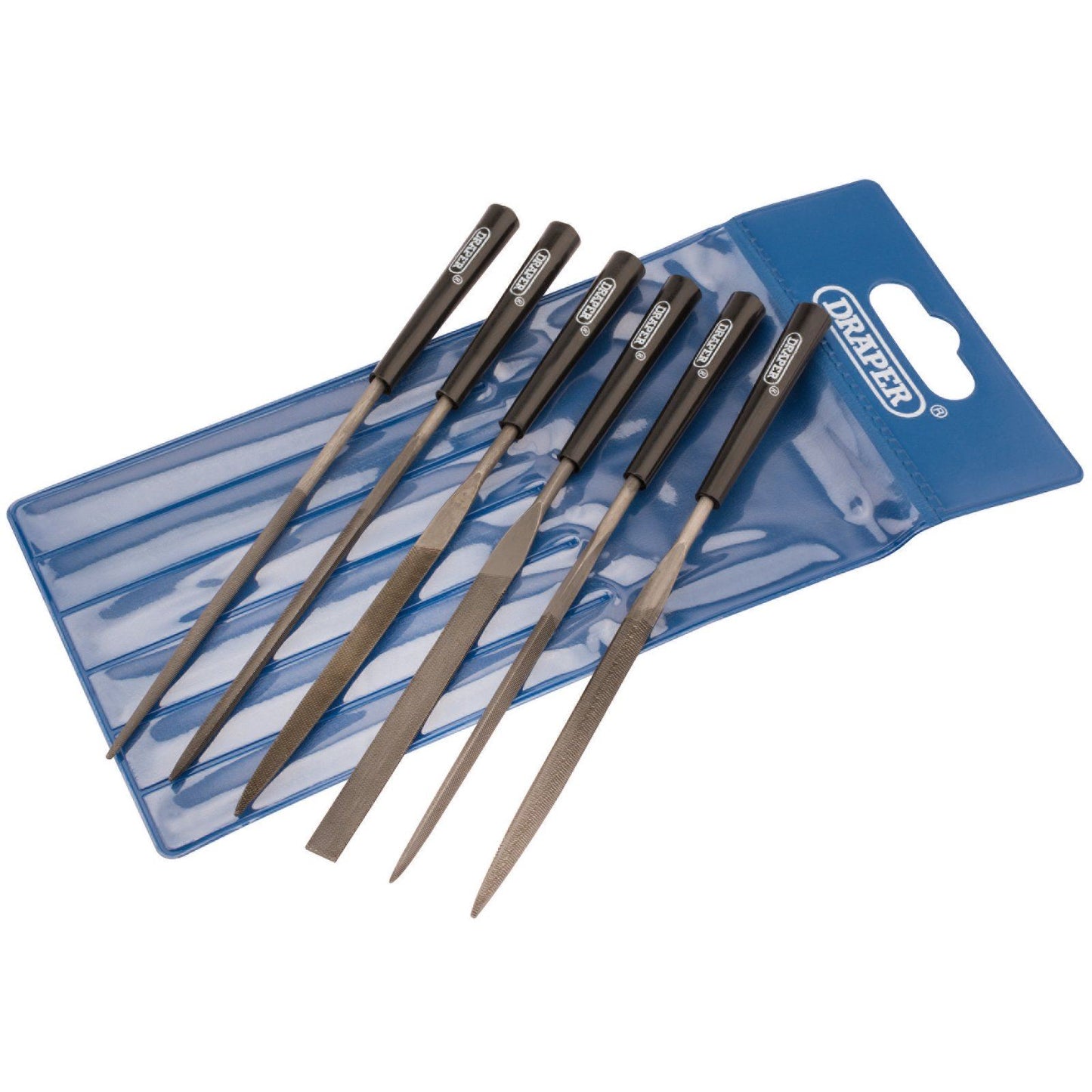 Draper Needle File Set, 140mm (6 Piece) - 82577