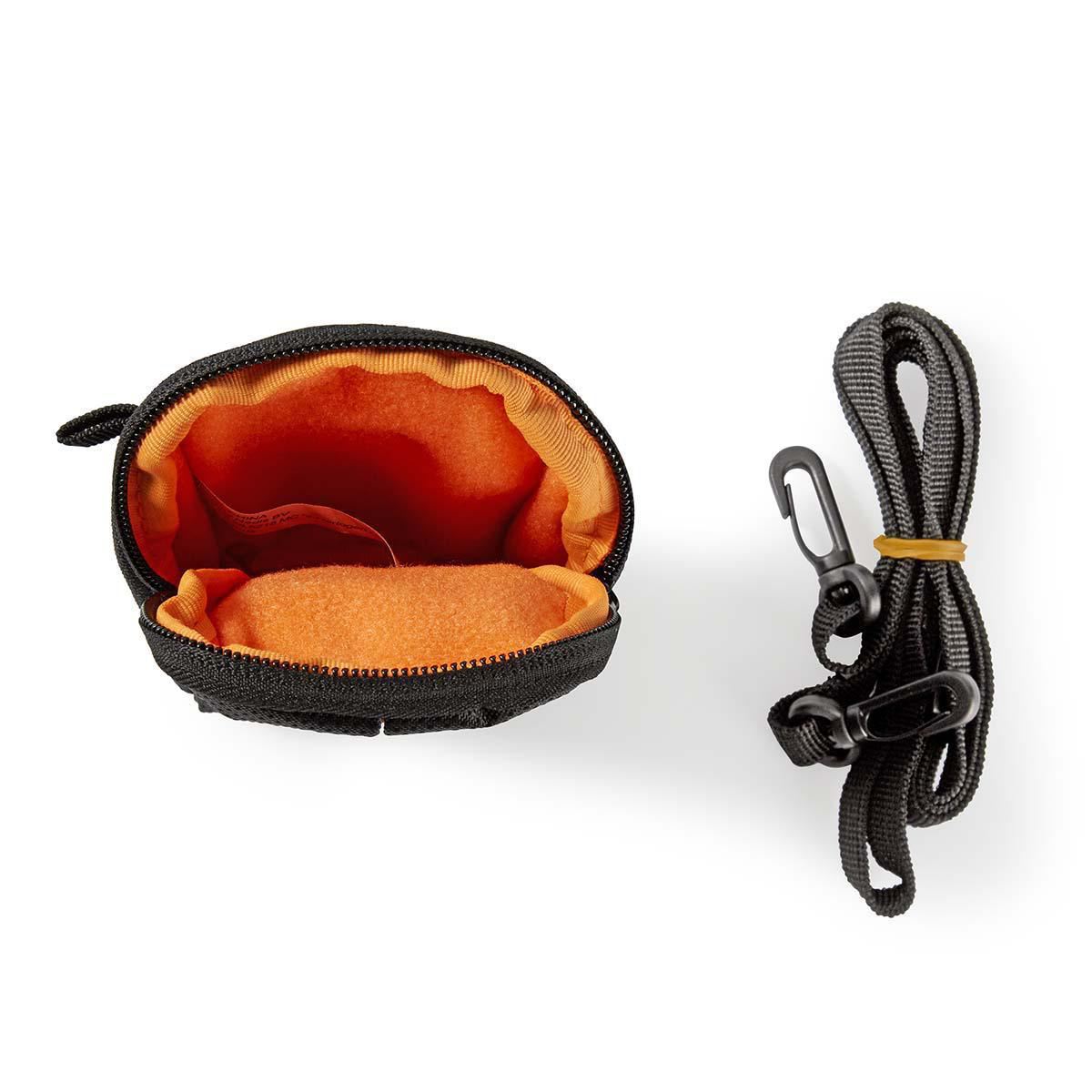 Nedis Camera Bag 120 x 70 x35mm 1 Inside pocket Black / Orange - CBAG110BK