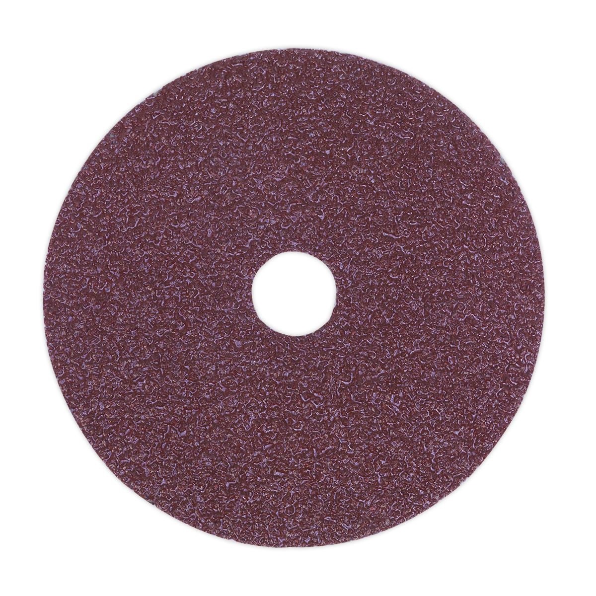 Sealey Sanding Disc Fibre Backed 100mm 50Grit Pack of 25 FBD10050