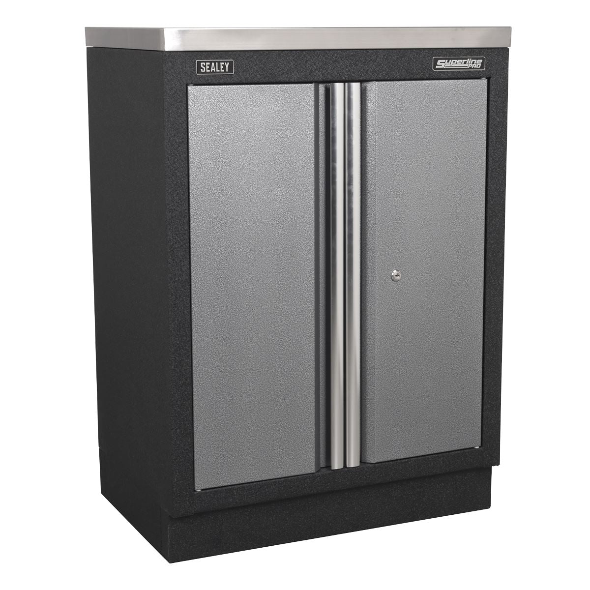 Sealey Superline Pro 2.04m Storage System - Stainless Steel Worktop - APMSSTACK12SS