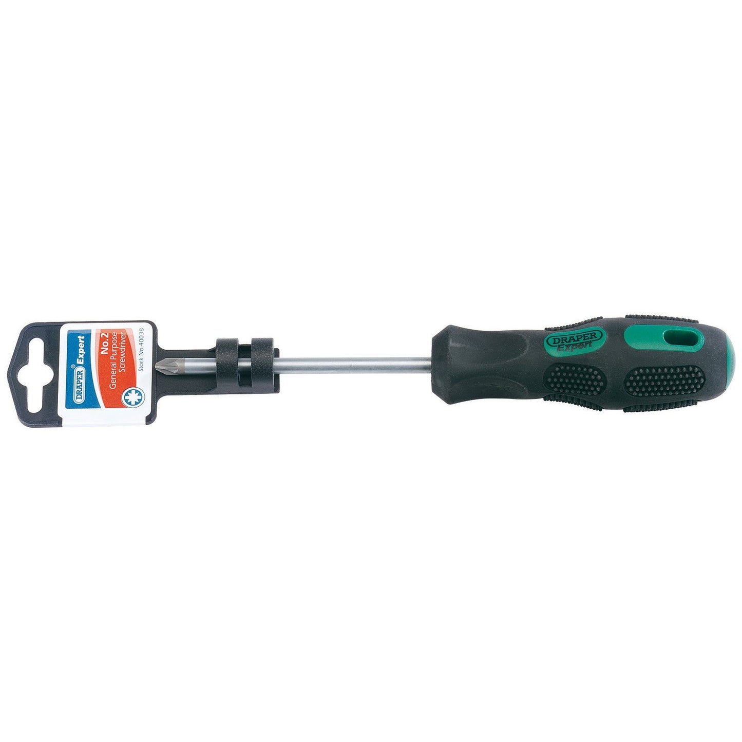 No2 x 100 mm Pozi / Cross Tip Screwdriver [40038] Draper Expert Tools