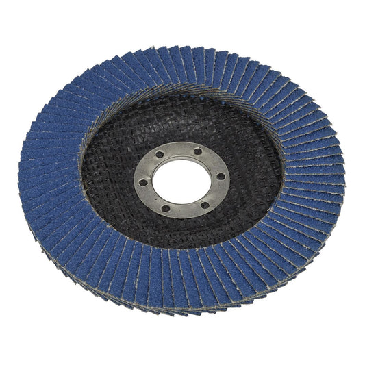 Sealey Flap Disc Zirconium 125mm 22mm Bore 60Grit FD12560