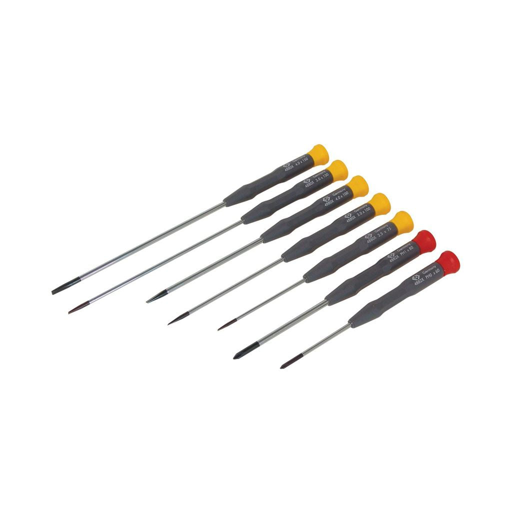 CK Tools Precision Screwdriver Slotted/PH Set Of 7 T4883X