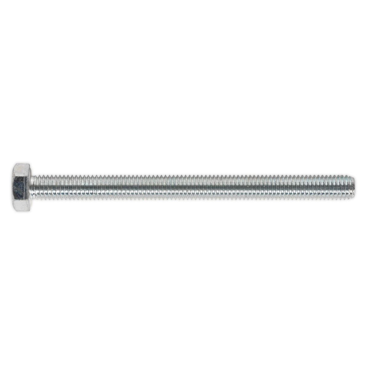 Sealey HT Setscrew M8 x 100mm 8.8 Zinc Pack of 25 SS8100