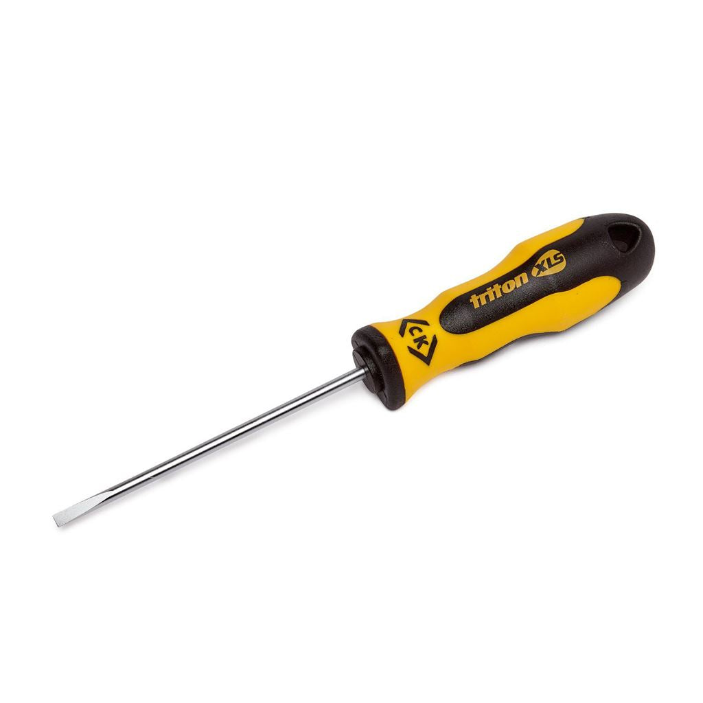 CK Tools Triton XLS Screwdriver - 5 Piece Set SL/PH contains Slotted parallel 4x100, Slotted flared 5.5x100, 6.5x150 PZ1x75, PZ2x100 - T4727