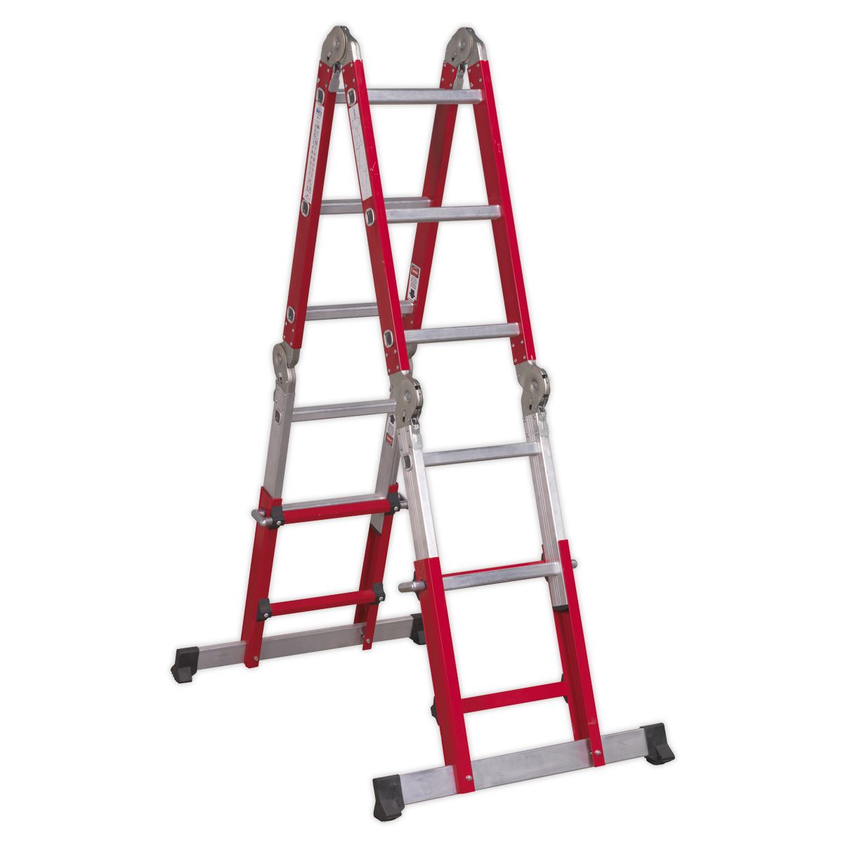 Sealey Aluminium Multipurpose Ladder EN 131 Adjustable Height AFPL2