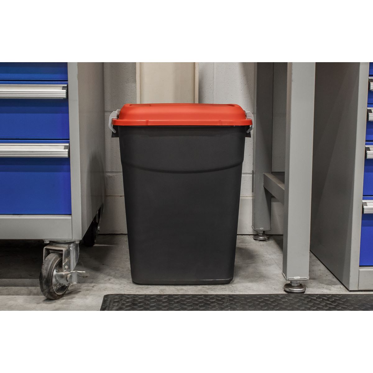 Sealey Refuse/Storage Bin 50L - Red BM50R