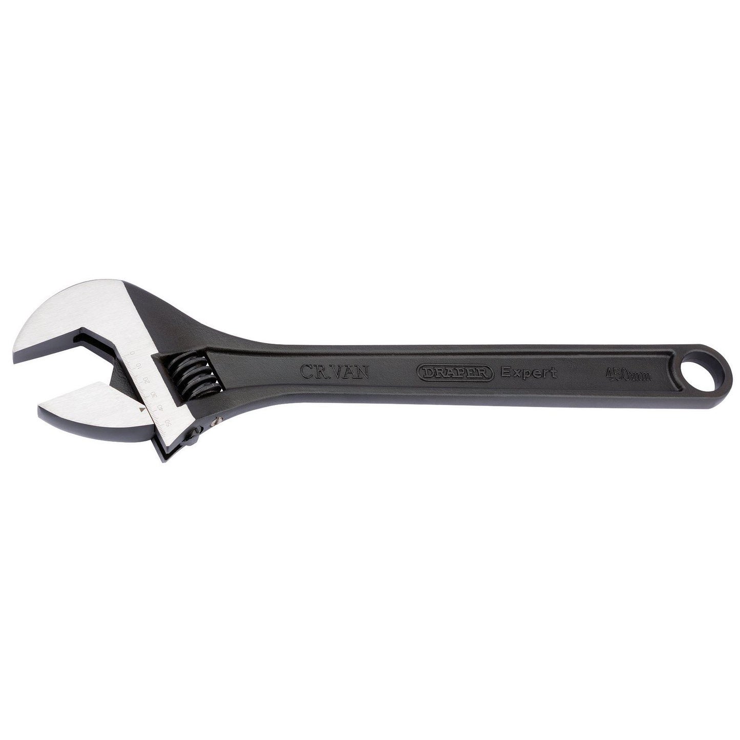 Draper 52684 Expert 450mm Crescent-Type Adjustable Wrench with Phosphate Finish