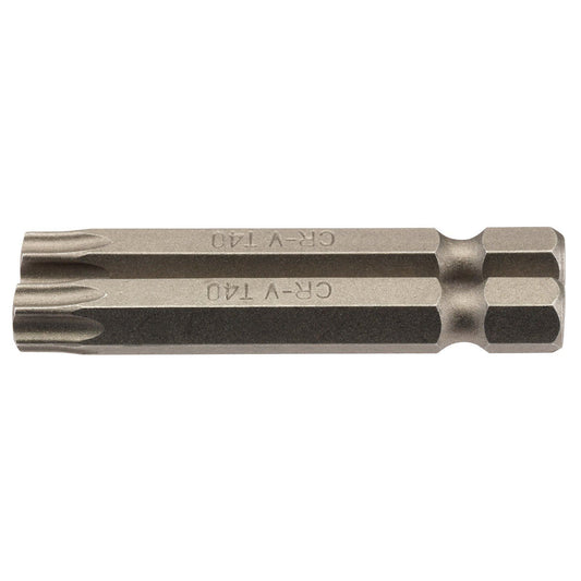 GENUINE Draper T40 1/4" Hex. Draper TX-STAR® Insert Bit 50mm Long x 2 | 66624