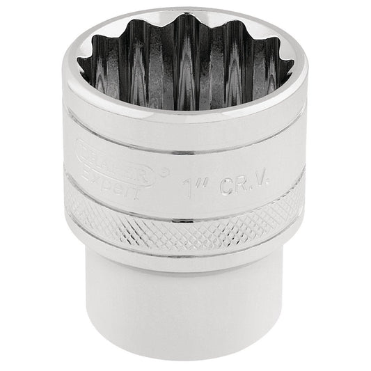 Draper Expert Quality 1/2" Square Drive Hi-Torq 12 Point Socket - 1" - 33725