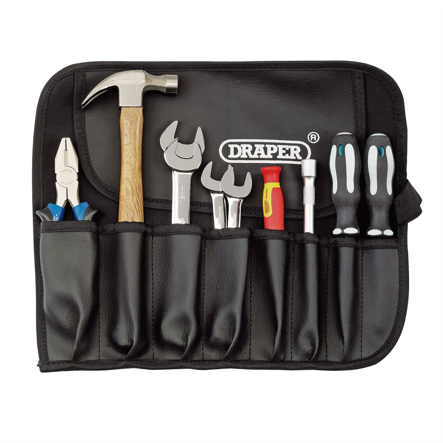 Draper Expert 8 Division PVC Tool Roll TR8A - 72976