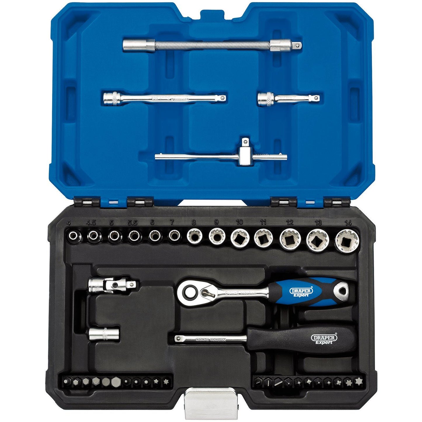 Expert 1/4 inch Square Drive Metric Multi-Drive with 72 tooth reversible rachet - 16479