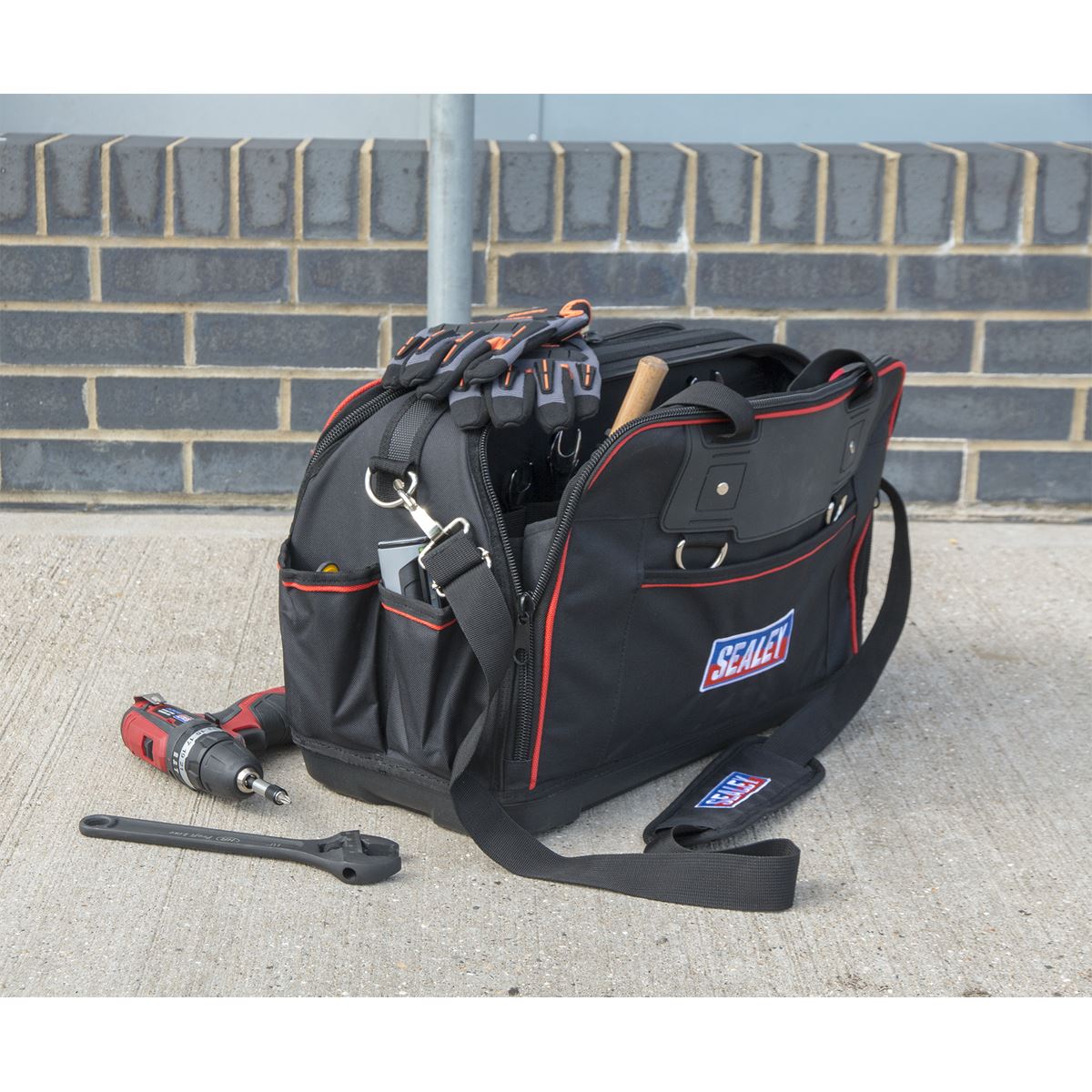 Sealey Tool Storage Bag with 24 Pockets 500mm Heavy-Duty AP513