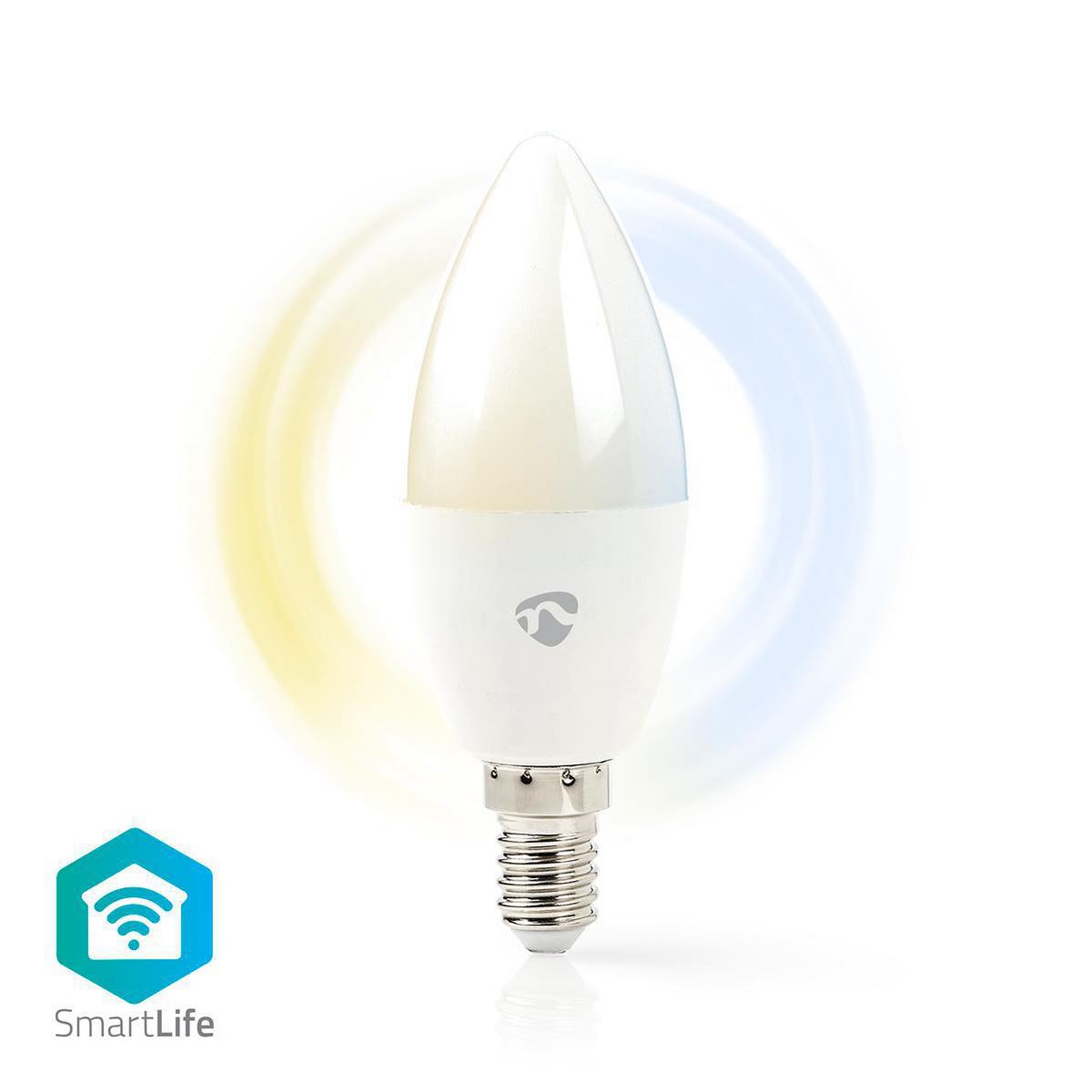 Nedis Wi-Fi Smart LED Bulb Warm to Cool White E14