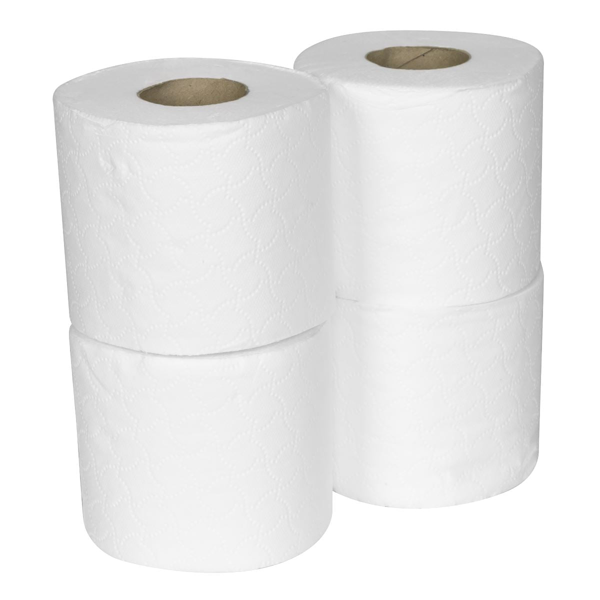 Sealey Plain White Toilet Roll - Pack of 4 x 10 (40 Rolls) TOL40