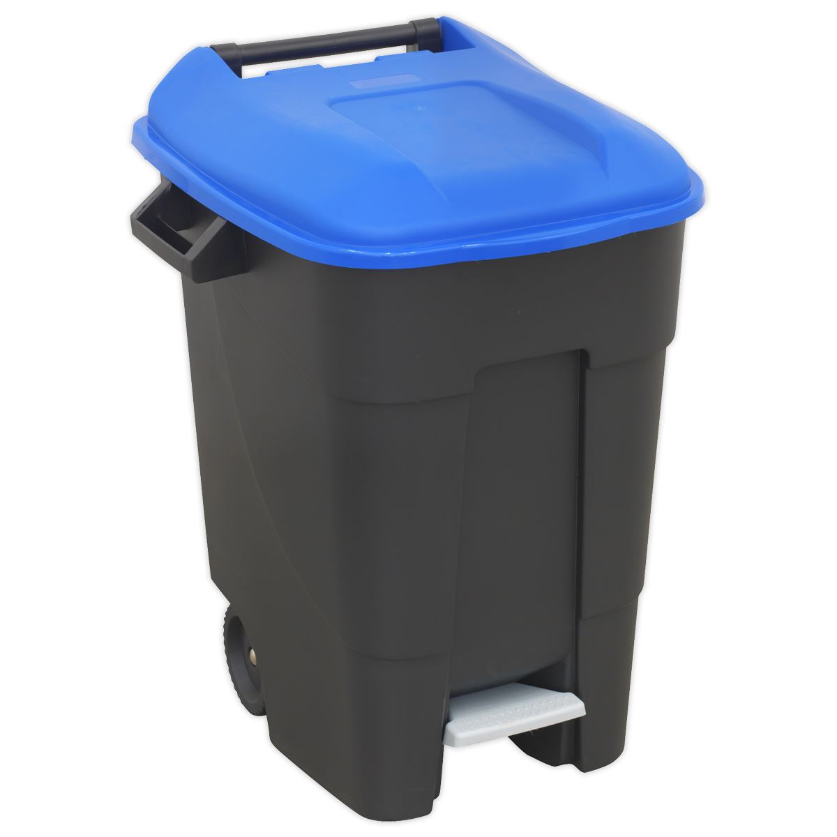 Sealey Refuse/Wheelie Bin with Foot Pedal 100L - Blue BM100PB