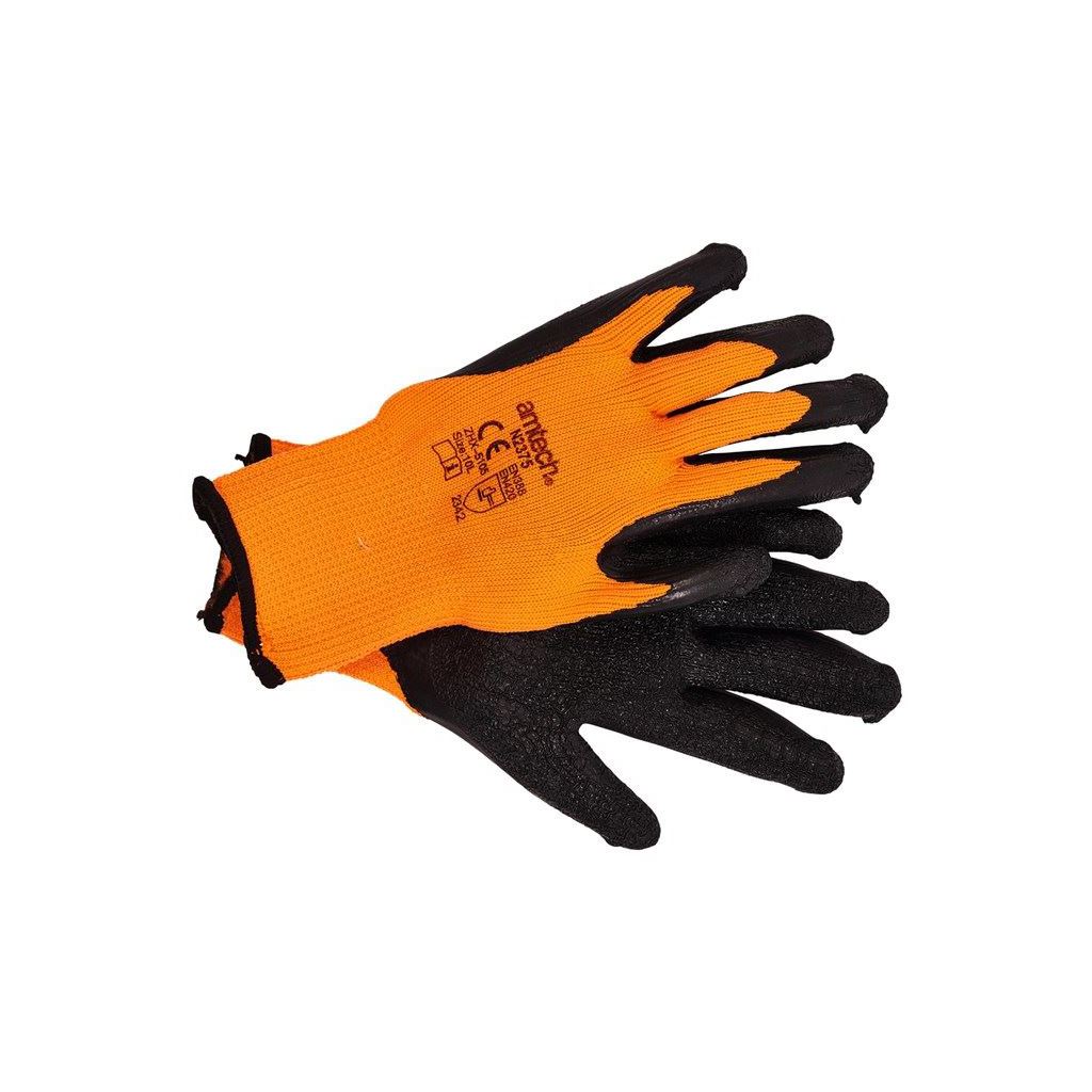 Heavy Duty Thermal Latex Palm Coated Gloves Cold Conditions Winter Keep Warm - N2375