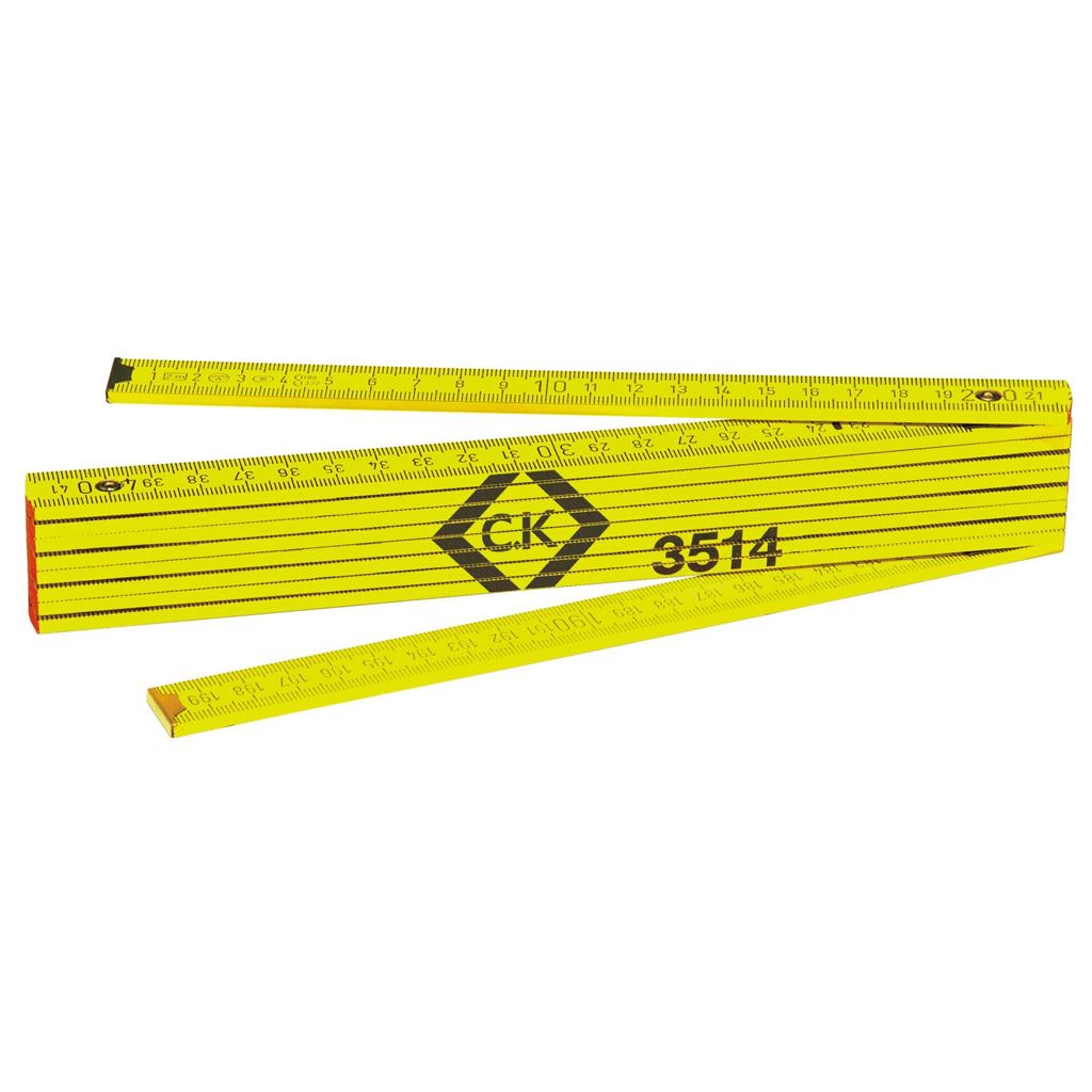 CK Tools Folding Wooden Rule 2000mm/6ft T3514