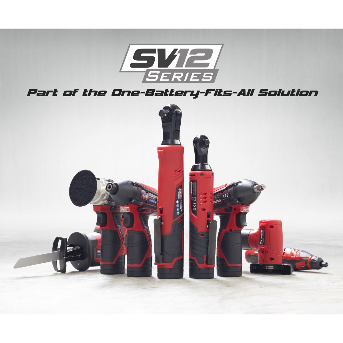 Sealey SV12 Series 3 x 12V Cordless Power Tool Combo Kit CP1200COMBO7