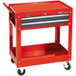 Draper Expert 07636 2 Drawer Tool Trolley with gas strutted lid top compartment. - 07635