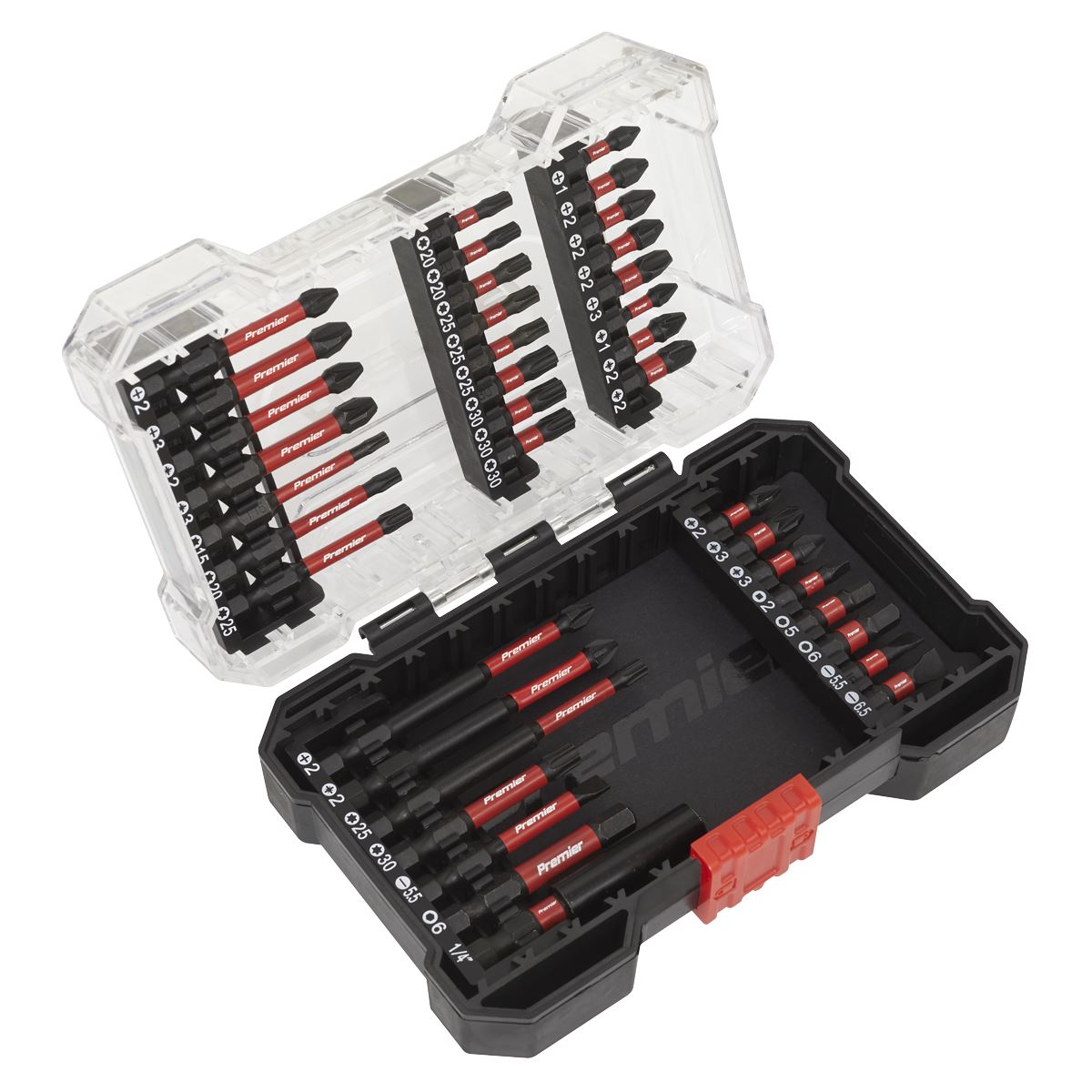 Sealey Power Tool Bit Set 38pc Impact Grade AK8282