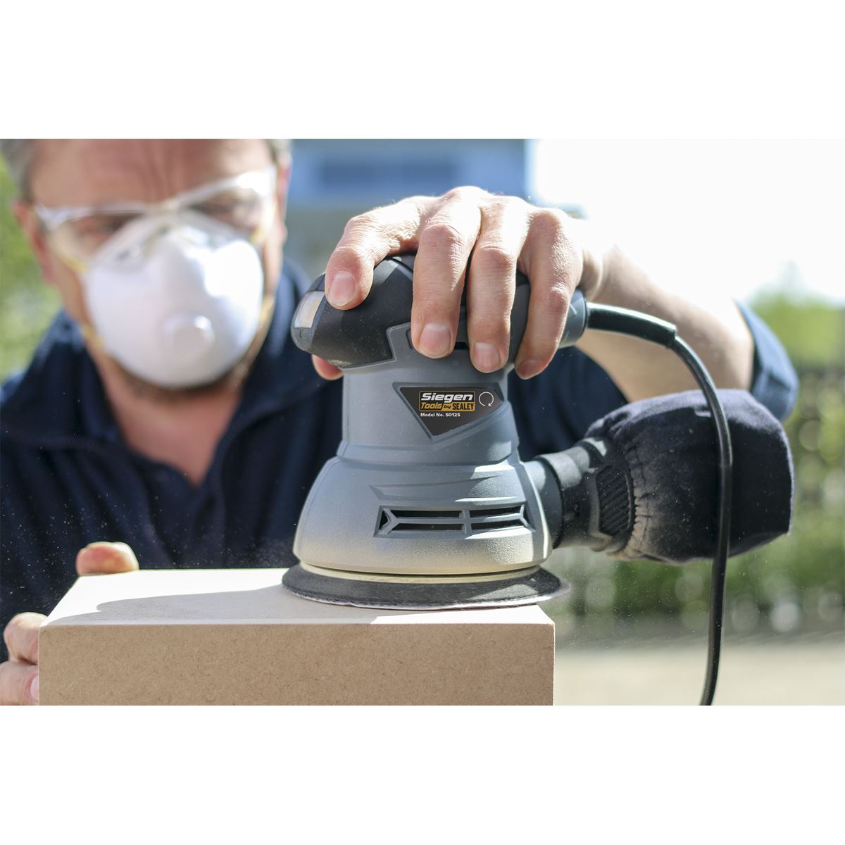 Sealey Dual Action Palm Sander 125mm 240W/230V S0125