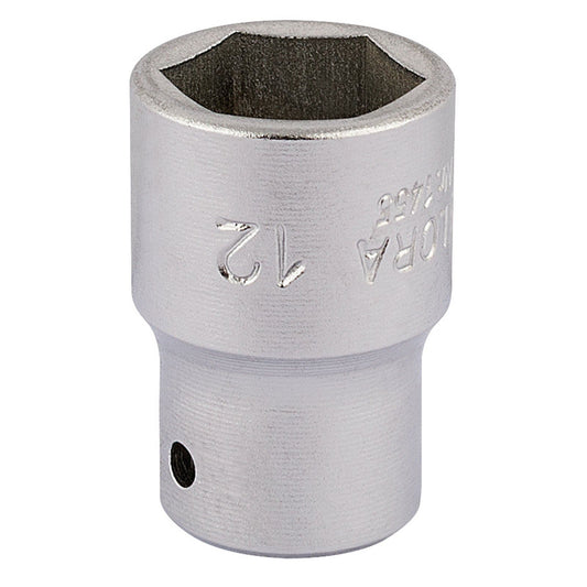 12mm 1/4" Square Drive Elora Hexagon Socket Draper 11101