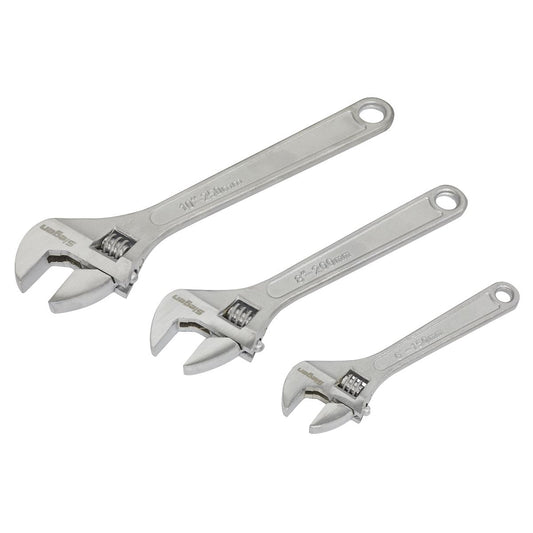 Sealey Adjustable Wrench Set 3pc 150, 200 & 250mm S0448