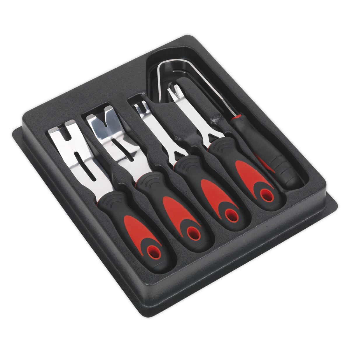 Sealey Door Panel & Trim Clip Removal Tool Set 5pc RT006