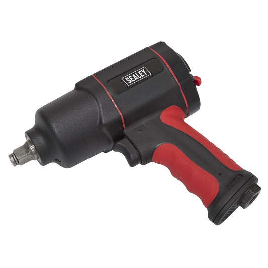 Sealey Composite Air Impact Wrench 1/2"Sq Drive - Twin Hammer GSA6006