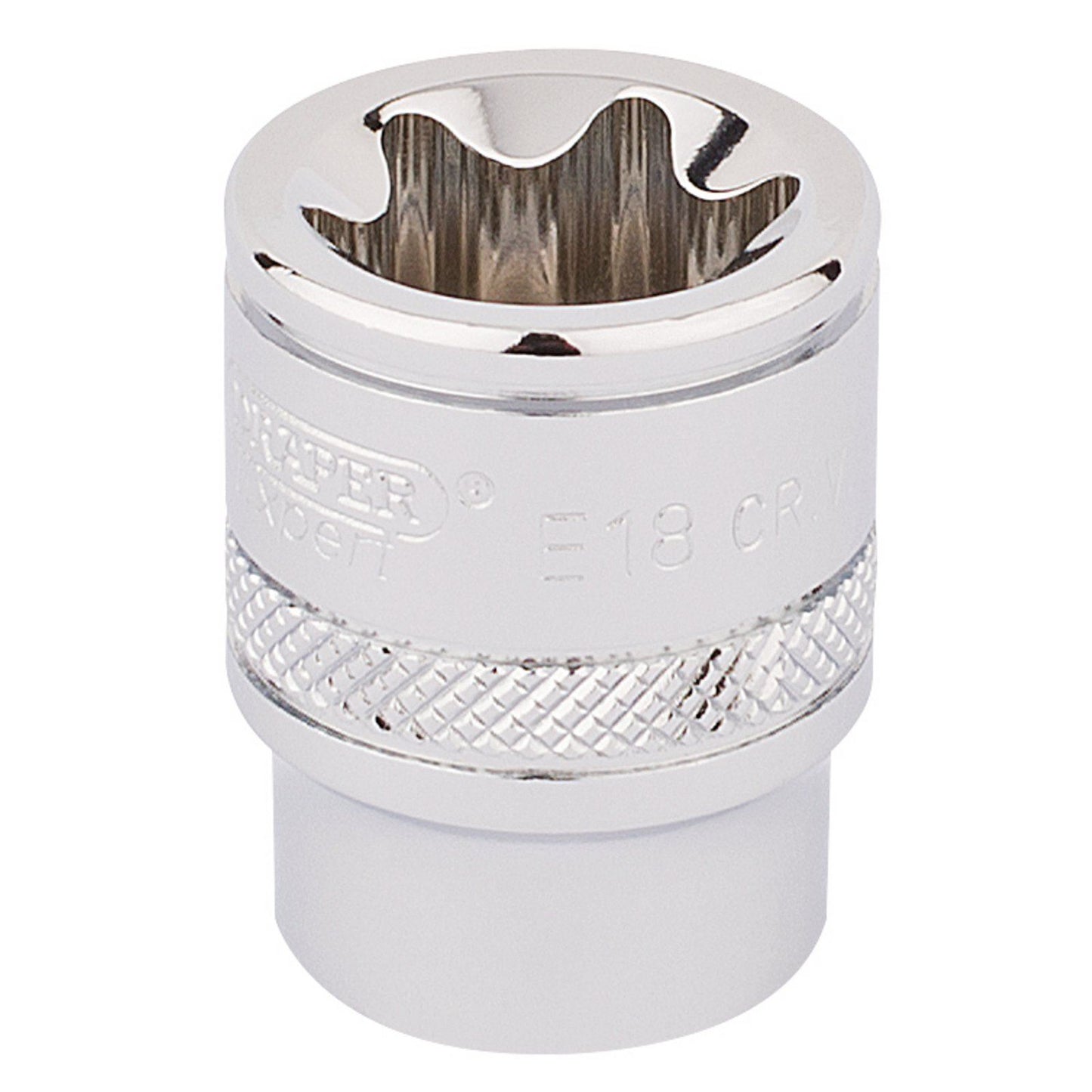 Draper Expert Quality 3/8" Square Drive TX-Star Socket - E18 - 34207