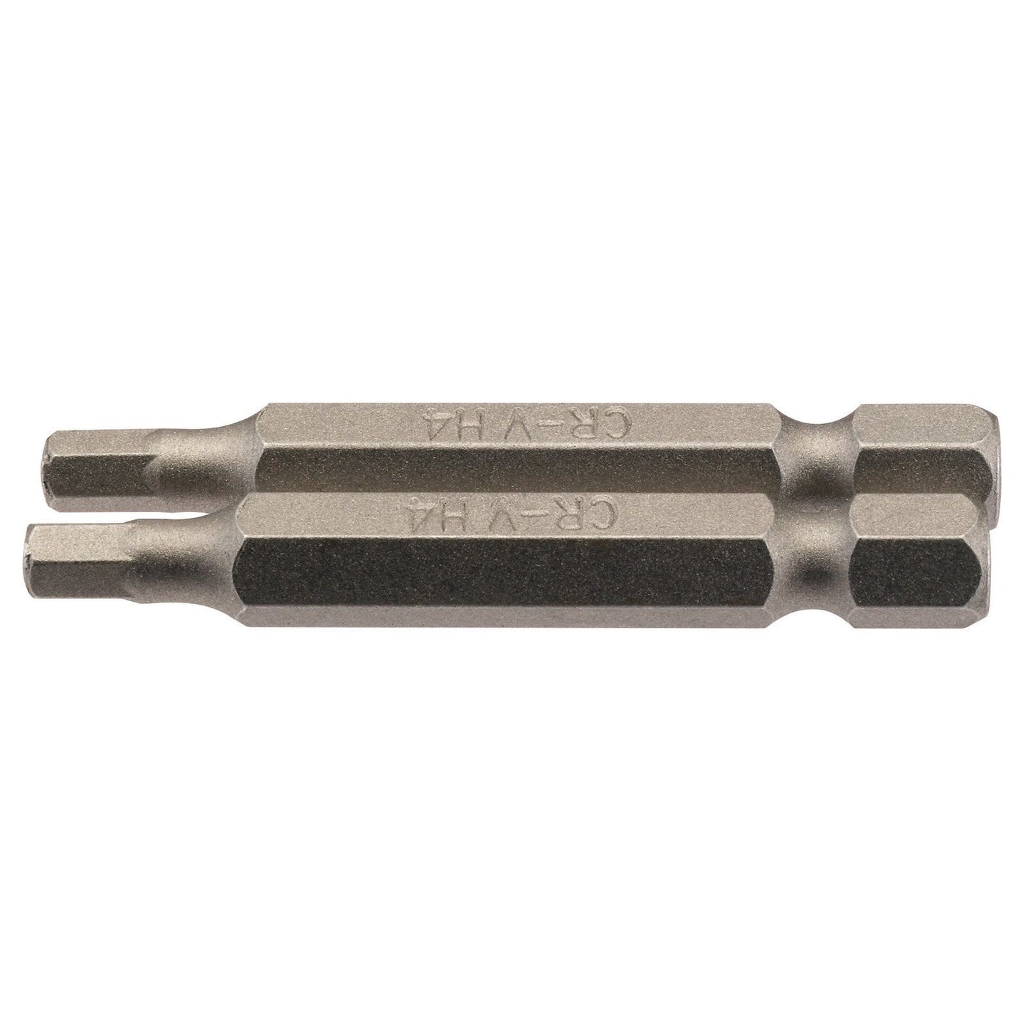 Draper 64254 4mm 1/4" Hex. Hexagonal Insert Bit 50mm Long x 2