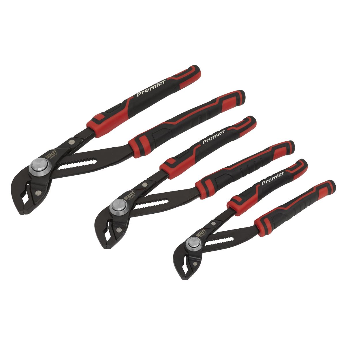 Sealey Water Pump Pliers Set 3pc Quick Action AK8380