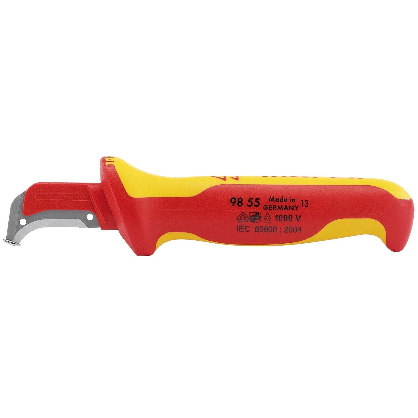 Knipex Knipex 98 55 155mm Fully Insulated Cable Dismantling Knife - 36296