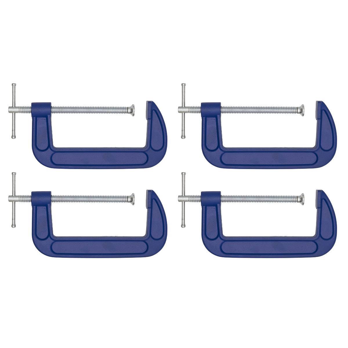 Sealey G-Clamp 150mm - Pack of 4 AK60064