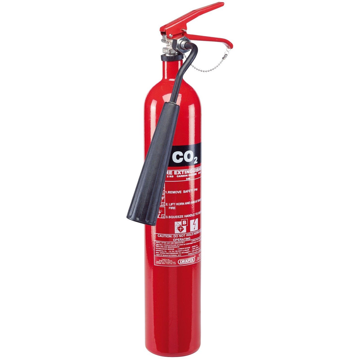 Draper 2kg Carbon DiOxide Fire Extinguisher FIRE3B - 21667