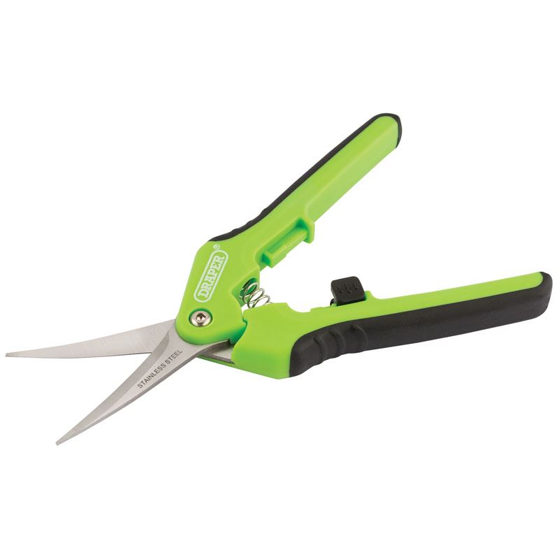 Draper 73729 G813 165mm Soft Grip Precision Curved Pruning Secateur (G)