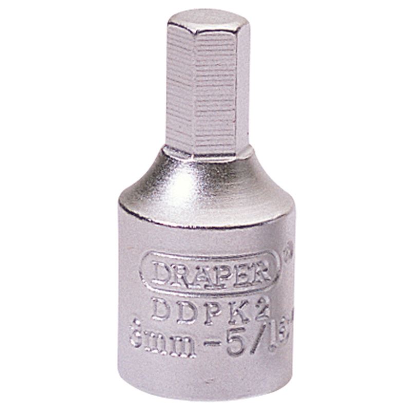 Draper 38321 8mm Hexagon-5/16 3/8 Square Drive Drain Plug Key