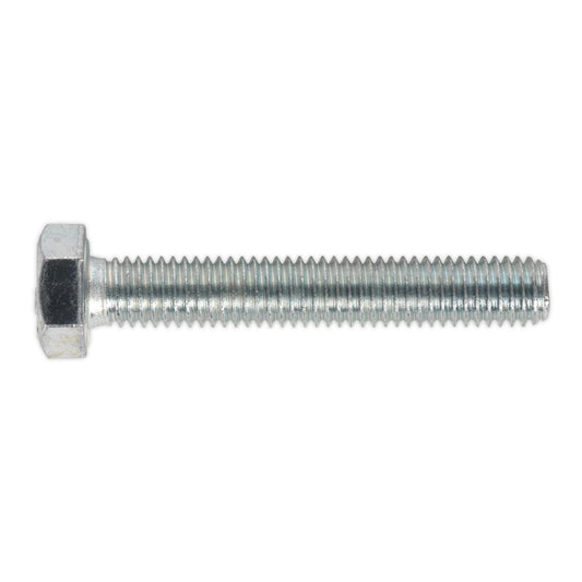 Sealey HT Setscrew M8 x 50mm 8.8 Zinc Pack of 50 SS850