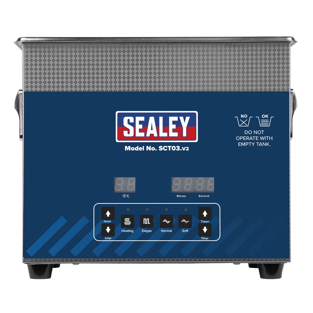 Sealey Ultrasonic Parts Cleaning Tank 3L SCT03