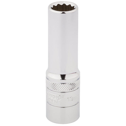 Draper Expert Quality 1/2" Square Drive Hi-Torq 12 Point Deep Socket - 13mm - 33732