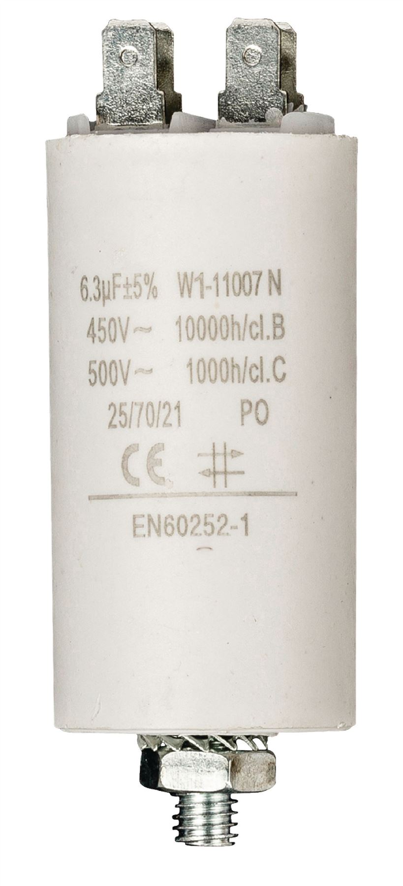 Fixapart 2x Capacitor 6.3uf / 450 v + earth