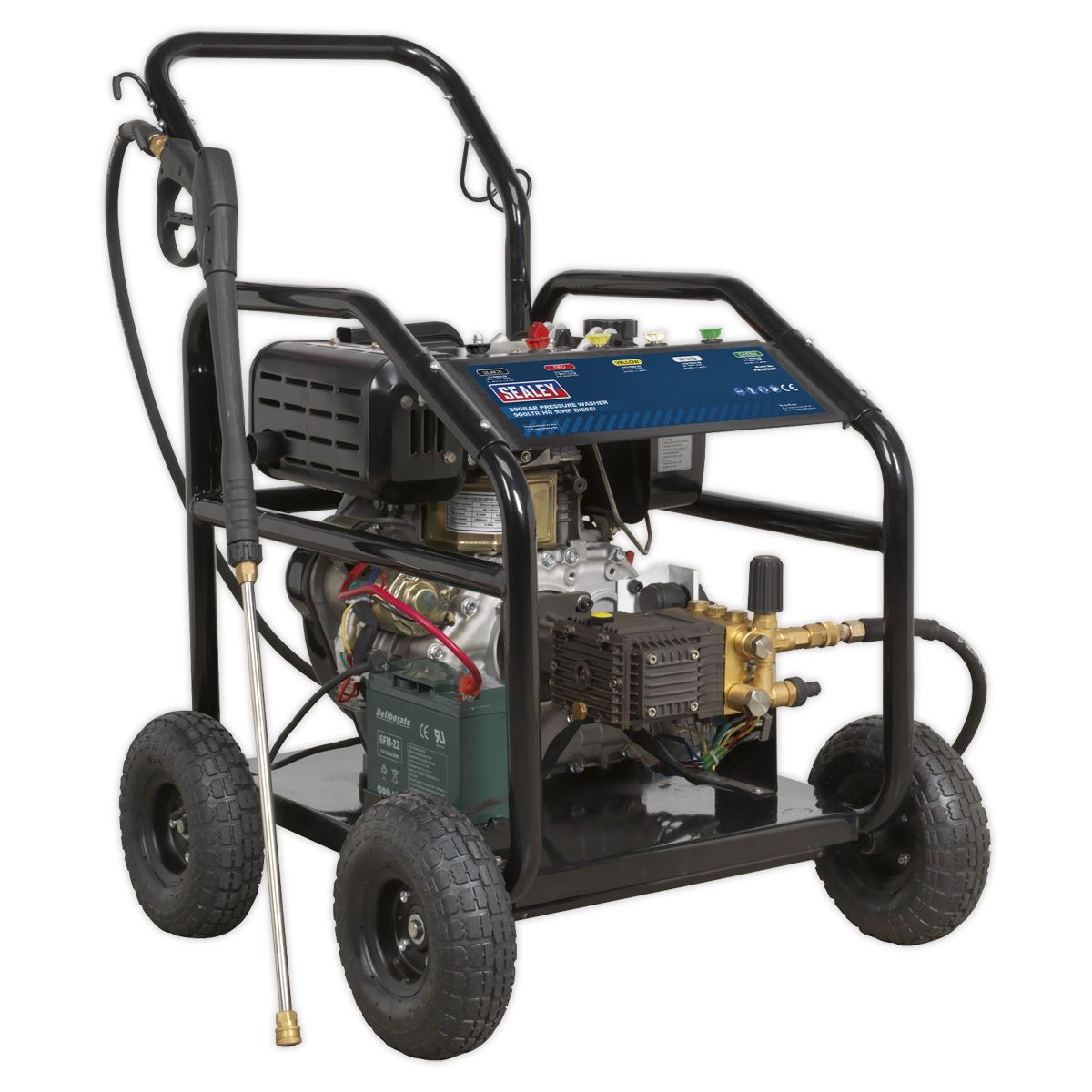 Sealey Pressure Washer 290bar 900L/hr 10hp Diesel PWDM3600