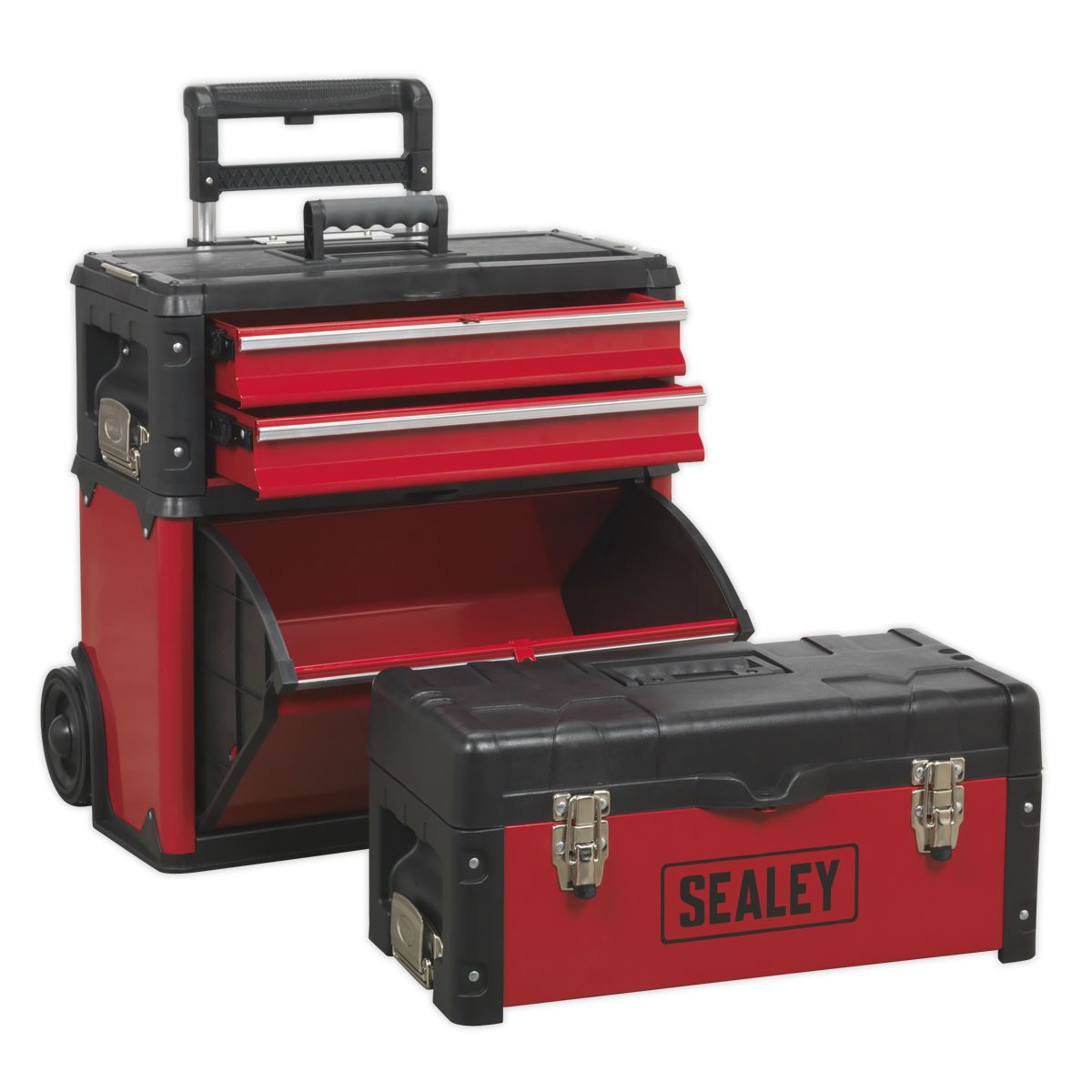 Sealey Mobile Steel/Composite Toolbox - 3 Compartment AP548