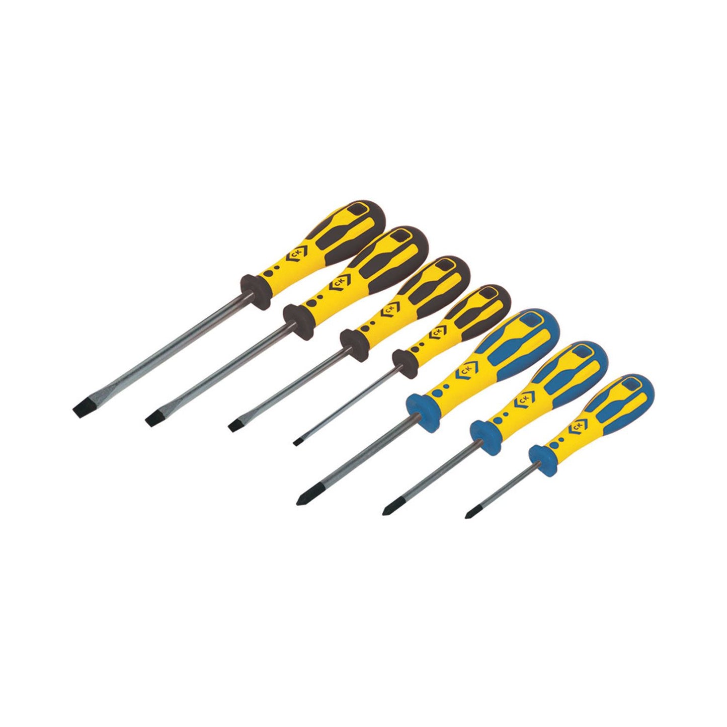 CK Tools Dextro Screwdriver Set of 7 PZ/SL T49163D