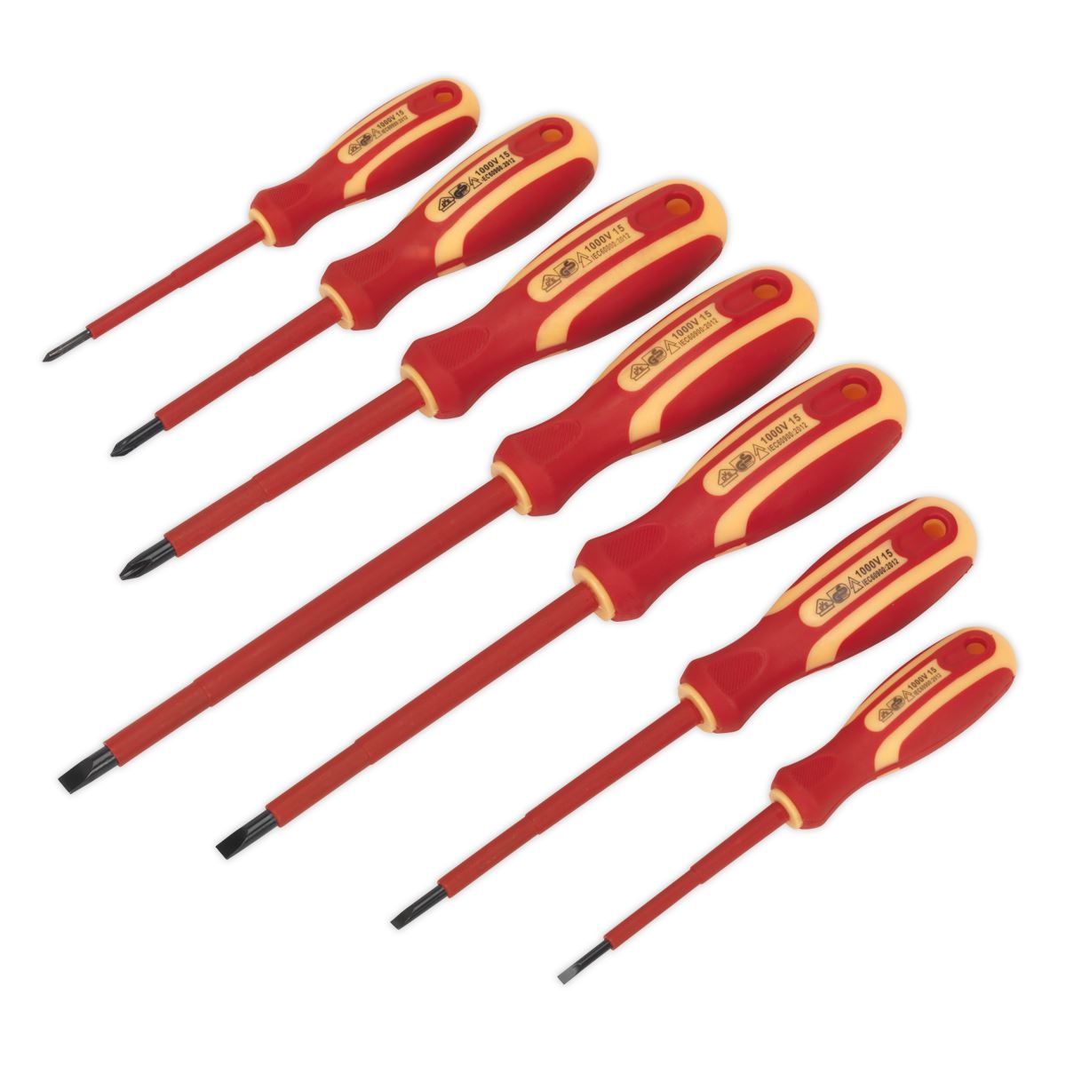 Sealey Screwdriver Set 7pc Electrician's VDE Approved S0756